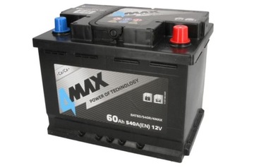 AKUMULATOR 4MAX 60AH 540A P+