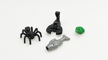 Figurka Lego Zwierzęta zestaw skorpion pająk ryba