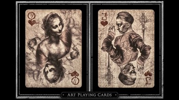 Игральные карты Леонардо MMXVIII да Винчи, серебро