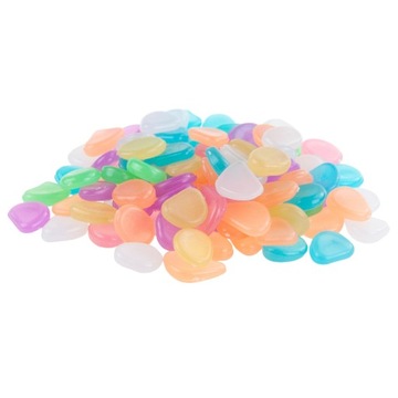 СВЕТЯЩИЕСЯ КАМНИ, ФЛУОРЕСЦЕНТНЫЕ КАМНИ, 100 ШТ.