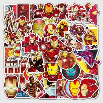 10/30/52 sztuk Disney Marvel Avengers Iron Man naklejki DIY gitara Laptop p