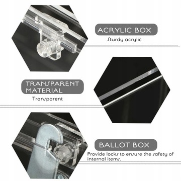 Акриловая урна Пластиковый контейнер