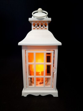 LATARENKA DEKORACYJNA LAMPION OGRODOWA LATARNIA OTWIERANA LAMPKA WKŁAD