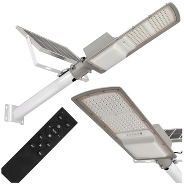 LAMPA SOLARNA LED LATARNIA 120W ULICZNA + UCHWYT
