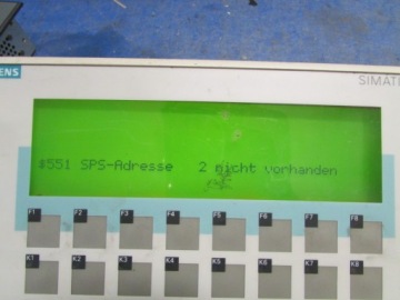 SIEMENS SIMATIC 6AV3 Панель управления 617-1JC20-0AX1 OP17-DP