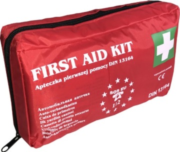 Комплект Треугольник Огнетушитель Жилет Аптечка первой помощи DIN