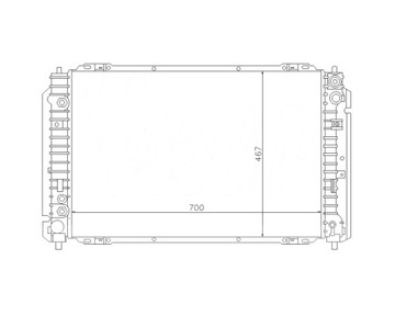 CHLADIČ FORD ESPACE 01- AJ0315200A NOVÁ