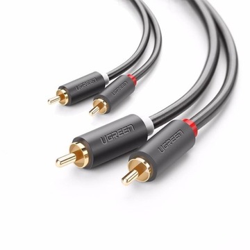 UGREEN Przewód 2x RCA (Cinch) do 2x RCA (Cinch) UG