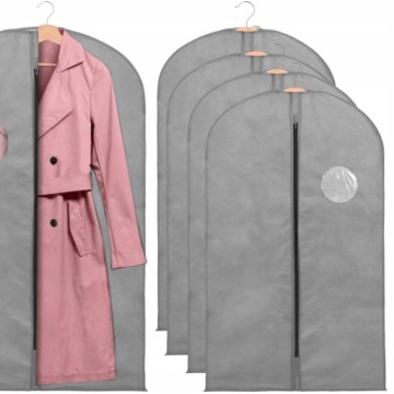2x ЧЕХОЛ ДЛЯ ОДЕЖДЫ КОСТЮМ ПАЛЬТО РУБАШКА 60х100 см БОЛЬШОЙ органайзер