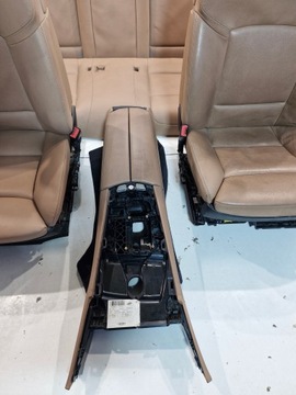 BMW 7 F01 SEDADLA VNITŘEK KŮŽE ELEKTRICKÉ OHŘÍVAČ POHODY HNĚDÉ EVROPA