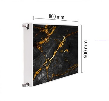 OSŁONA NA KALORYFER MAGNETYCZNA 80x60 MARMUR MATA MAGNES
