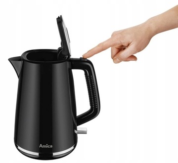 Электрический чайник Amica KF 3040 2200 Вт, черный