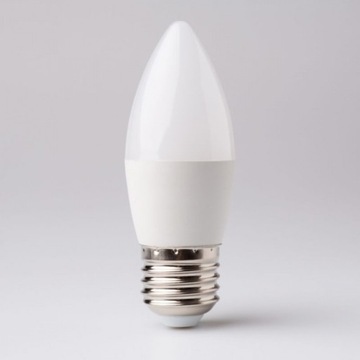 Żarówka świecowa LED E27 5W 6500K zimna 450lm