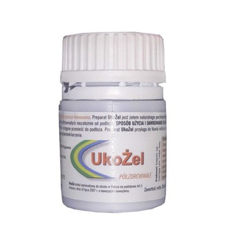 UKORZENIACZ NATURALNY, ORGANICZNY, ŻELOWY DO PÓŁZDREWNIAŁYCH - UKOŻEL 20 ML