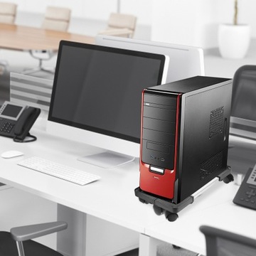 Охлаждающая подставка Колеса для компьютерной тележки Держатель для ноутбука