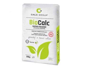 Гранулированная меловая известь, удобрение BioCalc, мешок 25 кг.