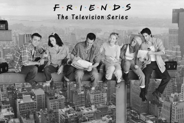 Plakat z serialu Przyjaciele Friends 91,5x61 cm Prezent na dzień Mamy