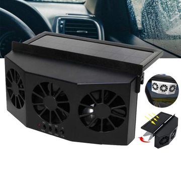 АВТОМОБИЛЬНЫЙ ВЕНТИЛЯТОР СОЛНЕЧНЫЙ ВЕНТИЛЯТОР АВТОМОБИЛЬНЫЙ ВЕНТИЛЯТОР 2400 мАч