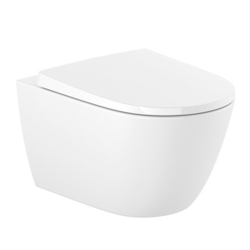 ROCA ONA ZESTAW MISKA WC 53cm PODWIESZANA + DESKA WOLNOOPADAJCA A34H688000