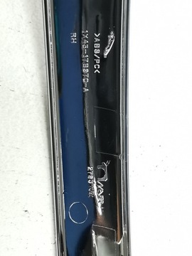 LIŠTA CHRÓM NÁRAZNÍKU LEVÝ PŘEDNÍ JAGUAR X-TYPE 2001-2010 NOVÁ ORIG. C2S11803