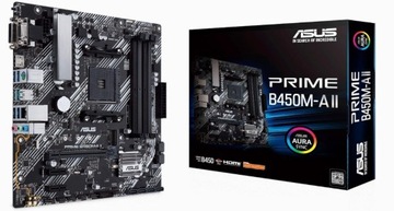 ASUS Prime B450M-A II Mainboard Sockel AM4 mATX, AMD Ryzen, DDR4-Speicher