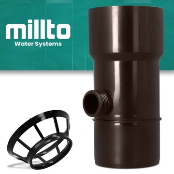 Улавливатель дождевой воды 90 мм Сборник дождевой воды Водосточные желоба