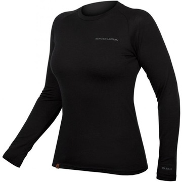 Endura Koszulka BaaBaa Blend L/S Baselayer damska długa czarna. XS