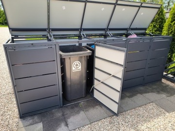 Металлический корпус для мусорного бака Премиум 240-5