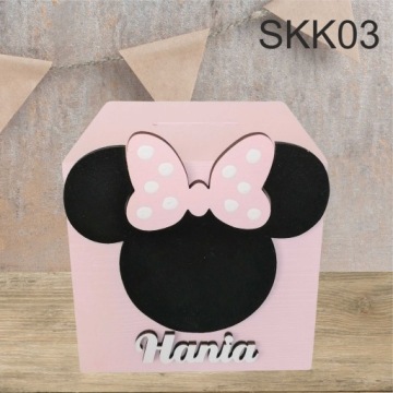 Подарок-копилка для девочки 100% ДЕРЕВО ИМЯ