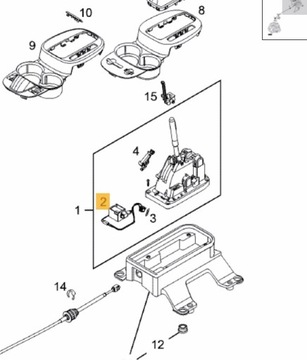 KABEL PŘEPÍNAČE VÝBĚRU ŘAZENÍ OPEL CORSA D AUTOMATICKÝ 93191238 OE