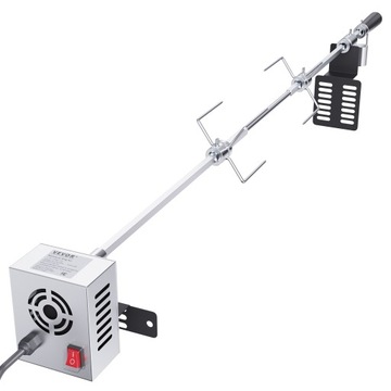 VEVOR Rożen Do Grilla 100,6CM 12KG Z Rożnem 9W Dla Prosiąt Grill Jagnięcy