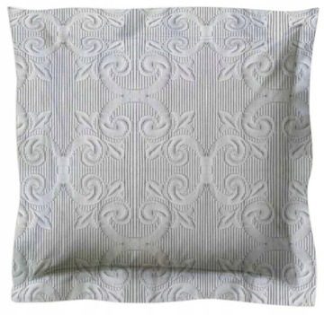 Poszewka 40x40 do narzuty Barok Greno popiel