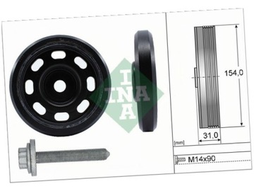 KOLO ŘEMENICE KLIKOVÉ HŘÍDELE VW JETTA IV MK4 1.4 GOLF VII MK7 VIII MK8