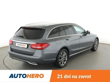 Mercedes Klasa C W205 2017 Mercedes C 180 Czujniki, Aut.klima, Navi, Skóra, zdjęcie 6