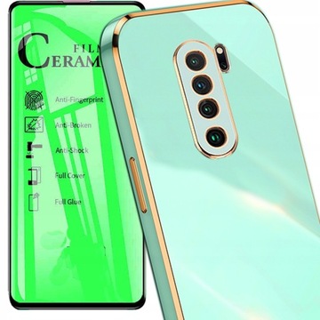 Etui OXYGEN GLOW do Redmi NOTE 8 PRO szkło CERAMIC