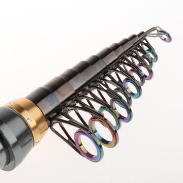 Teleskopowa wędka z włókna węglowego .6m