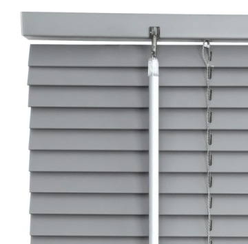 ДЕРЕВЯННЫЕ жалюзи 25мм СЕРЫЕ 40х140см