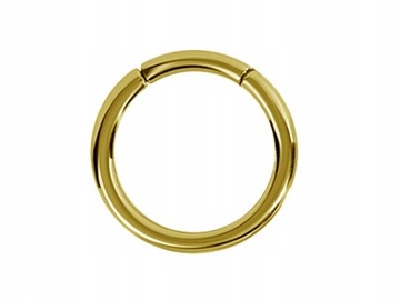 SS316L GOLD PVD clicker 1,2x8