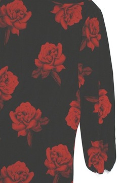 WALLIS_Piękna SUKIENKA_kwiaty czerwone róże prosta elegancka ŚWIĘTA_42