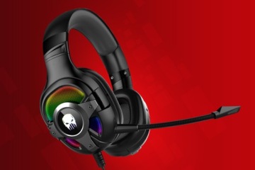 Игровые наушники с RGB микрофоном Kruger&Matz
