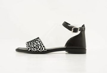 Сандалии Nessi 21065 черный белый Размер 36