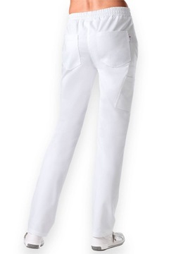 SPODNIE DAMSKIE DLA LEKARZA PIELĘGNIARKI CLINIC DRESS MEDYCZNE NA GUMCE 40