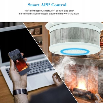 WIFI ДАТЧИК ДЫМА И ПОЖАРА С УВЕДОМЛЕНИЯМИ