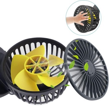 АВТОМОБИЛЬНЫЙ ВЕНТИЛЯТОР ДВОЙНОЙ ВЕНТИЛЯТОР НИЗКИЙ ШУМ, ВРАЩАЮЩИЙСЯ НА 360°