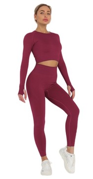DAMSKI 2-CZĘŚCIOWY DRES FITNESS TRENINGOWY M