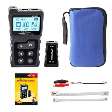 Profesjonalny Tester sieci LAN, POE NOYAFA NF-488 RJ45 CE