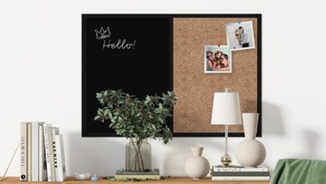 Доска COMBI пробковая магнитная черная 60x40 см