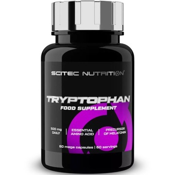Scitec TRYPTOPHAN 60k TRYPTOFAN SEN STANY DEPRESJE POPRAWIA NASTRÓJ