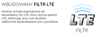 АВТОМОБИЛЬНАЯ ТВ АНТЕННА DVB-T 12В/24В ПАНЕЛЬ LTE