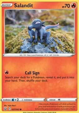 Pokemon TCG Salandit (BST 27)